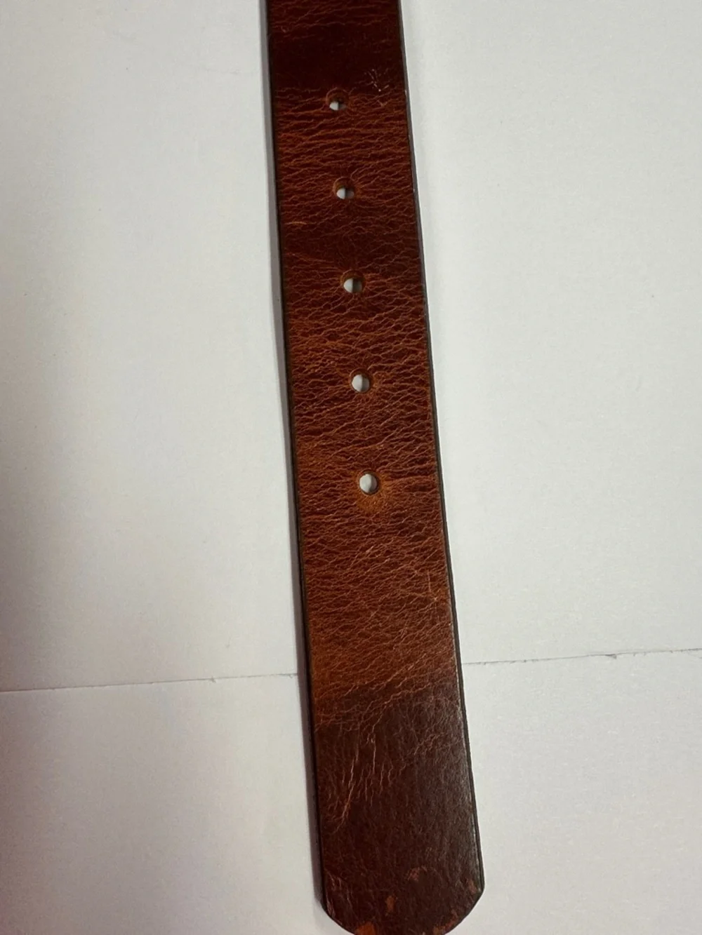 Banana Republic Brown Cow Leather Leather Belt Strap - Made in USA Size 34